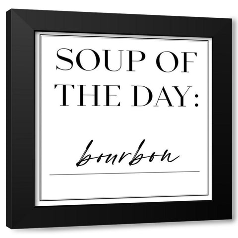Soup du Jour I Black Modern Wood Framed Art Print by Hambly, Anna