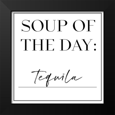 Soup du Jour III Black Modern Wood Framed Art Print by Hambly, Anna