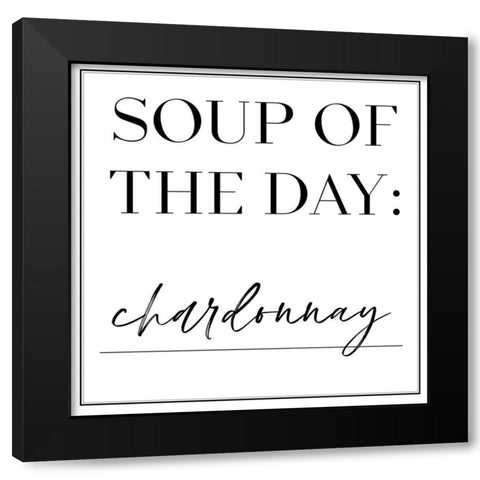Soup du Jour V Black Modern Wood Framed Art Print with Double Matting by Hambly, Anna