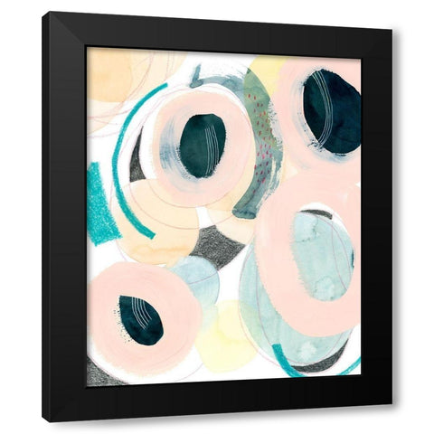 Planetarium II Black Modern Wood Framed Art Print with Double Matting by Popp, Grace