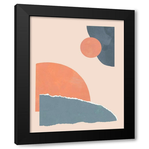 Summer Isle I Black Modern Wood Framed Art Print by Green, Jacob