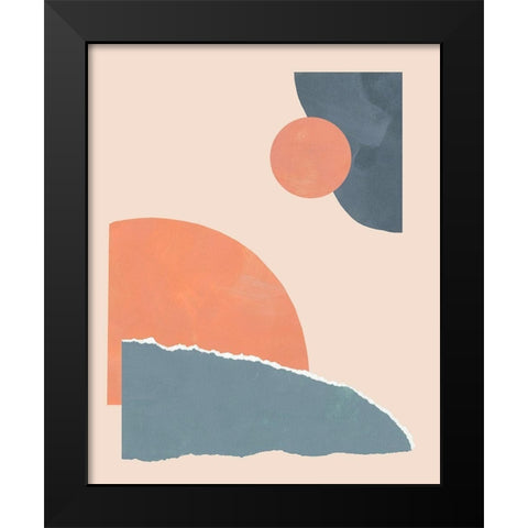 Summer Isle I Black Modern Wood Framed Art Print by Green, Jacob