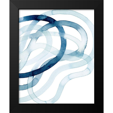 Lazuli I Black Modern Wood Framed Art Print by Popp, Grace
