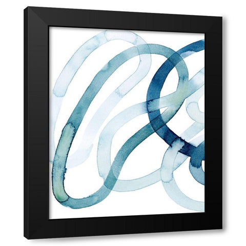 Lazuli II Black Modern Wood Framed Art Print by Popp, Grace