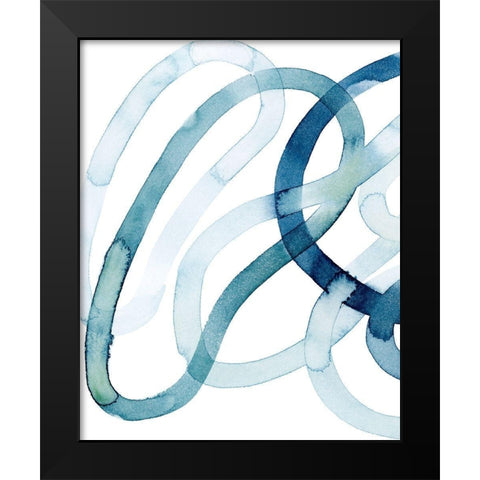 Lazuli II Black Modern Wood Framed Art Print by Popp, Grace