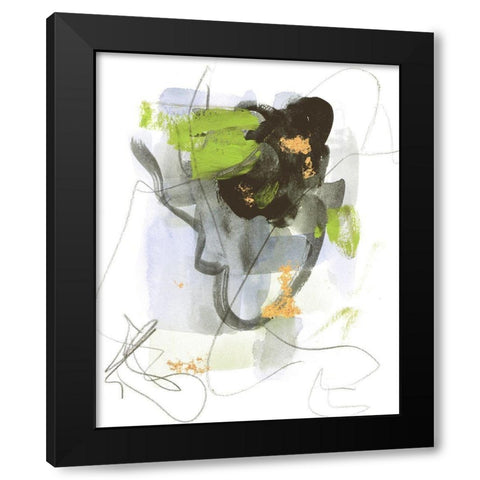 Bitter Sweet II Black Modern Wood Framed Art Print with Double Matting by Wang, Melissa