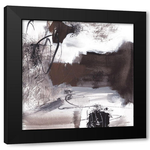 Lakeside Birch III Black Modern Wood Framed Art Print with Double Matting by Wang, Melissa