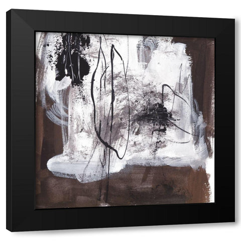 Lakeside Birch IV Black Modern Wood Framed Art Print with Double Matting by Wang, Melissa