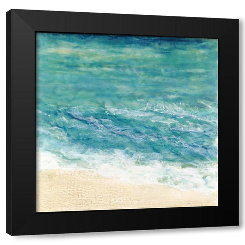 Journey from the Deep II Black Modern Wood Framed Art Print with Double Matting by Shanti, Shima