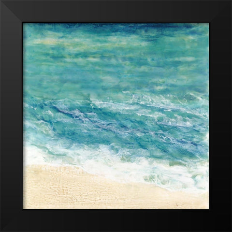 Journey from the Deep II Black Modern Wood Framed Art Print by Shanti, Shima