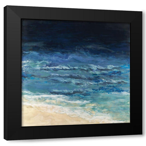 On the Breeze Black Modern Wood Framed Art Print with Double Matting by Shanti, Shima