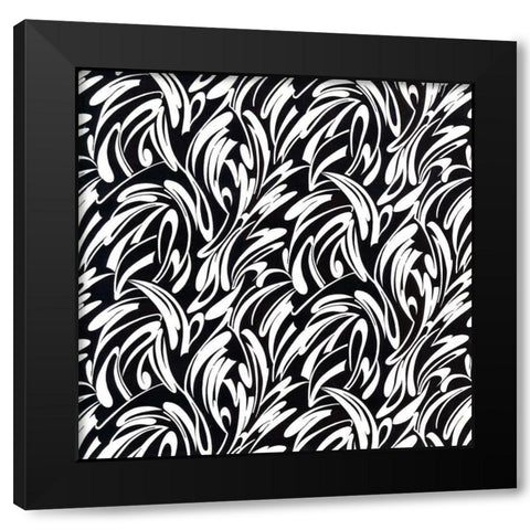 Graphic Design I Black Modern Wood Framed Art Print by Baxter Mill Archive