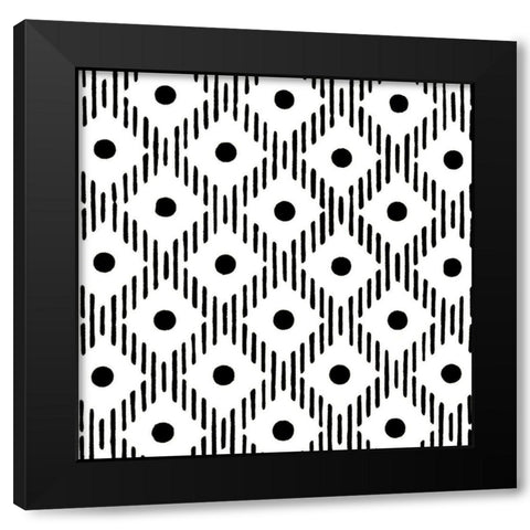 Graphic Design II Black Modern Wood Framed Art Print by Baxter Mill Archive