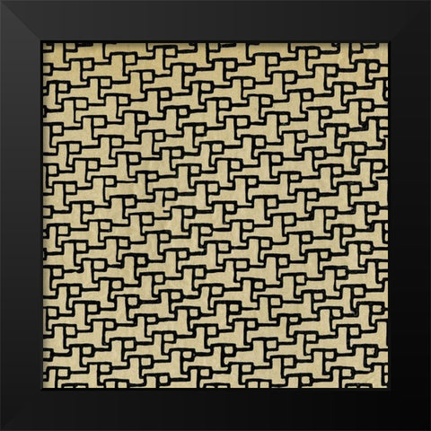 Graphic Design III Black Modern Wood Framed Art Print by Baxter Mill Archive