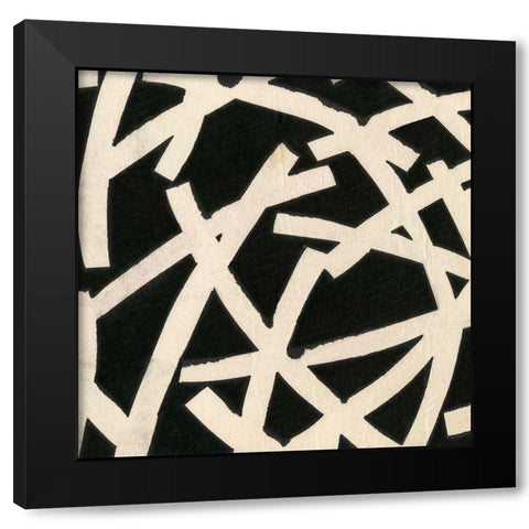 Graphic Design IV Black Modern Wood Framed Art Print with Double Matting by Baxter Mill Archive