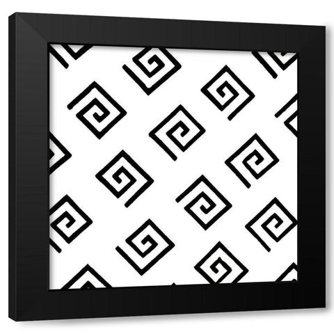 Graphic Design VI Black Modern Wood Framed Art Print with Double Matting by Baxter Mill Archive