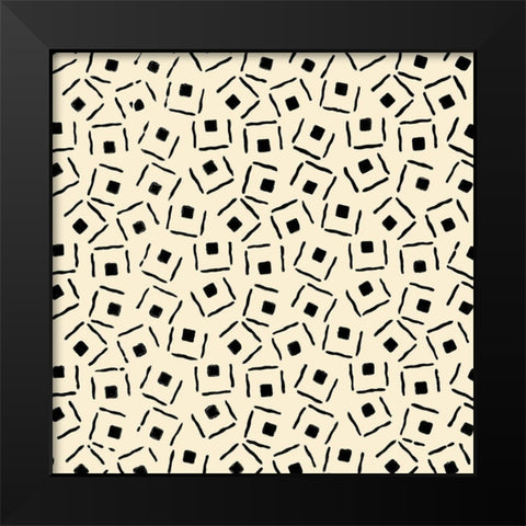 Graphic Design VII Black Modern Wood Framed Art Print by Baxter Mill Archive