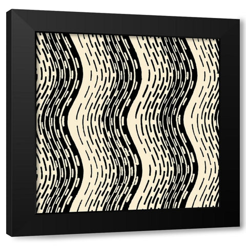 Graphic Design VIII Black Modern Wood Framed Art Print by Baxter Mill Archive