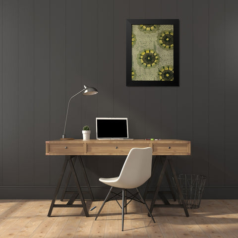Delicate Deco Pattern VI Black Modern Wood Framed Art Print by Baxter Mill Archive