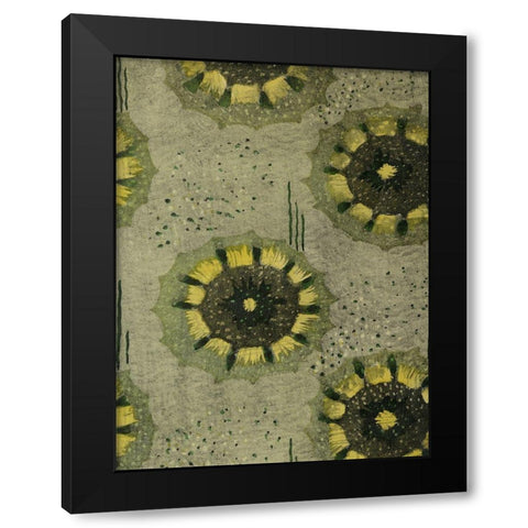 Delicate Deco Pattern VI Black Modern Wood Framed Art Print by Baxter Mill Archive