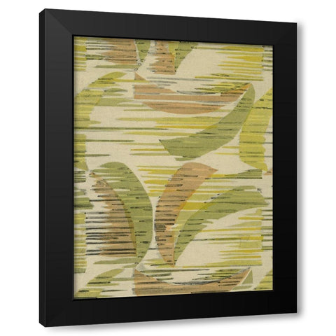 Delicate Deco Pattern VII Black Modern Wood Framed Art Print by Baxter Mill Archive