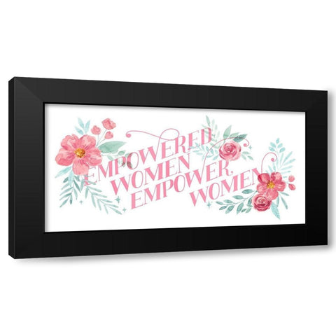 Women Up II Black Modern Wood Framed Art Print with Double Matting by Popp, Grace