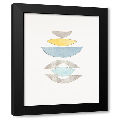 Widget III Black Modern Wood Framed Art Print by Delamater, Rob