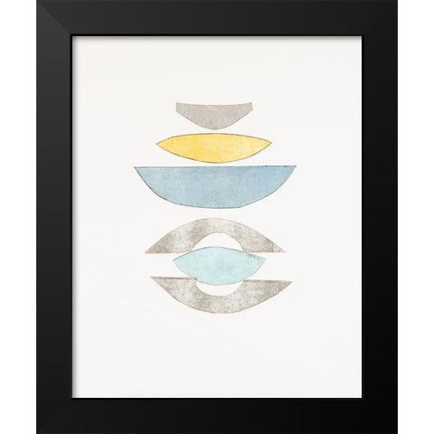 Widget III Black Modern Wood Framed Art Print by Delamater, Rob