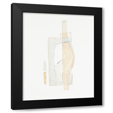 Widget VI Black Modern Wood Framed Art Print by Delamater, Rob