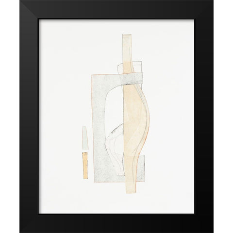 Widget VI Black Modern Wood Framed Art Print by Delamater, Rob
