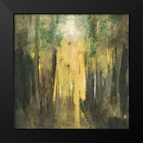Breathe Black Modern Wood Framed Art Print by Suderman, Karen