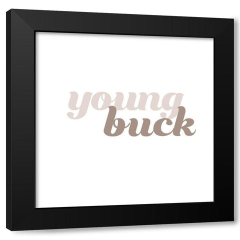 BBs IV Black Modern Wood Framed Art Print by Hambly, Anna