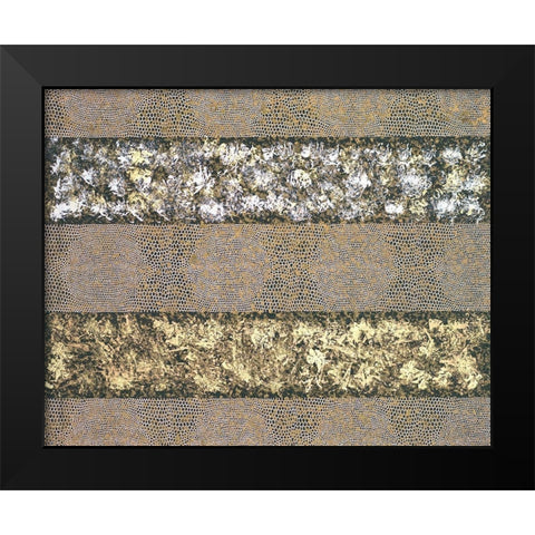 Shagreen Black Modern Wood Framed Art Print by Baxter Mill Archive