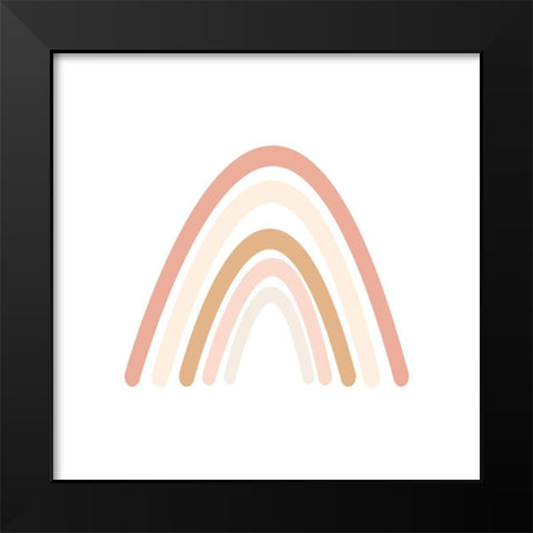 Wee Rainbow I Black Modern Wood Framed Art Print by Hambly, Anna