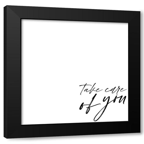 Yourself II Black Modern Wood Framed Art Print by Hambly, Anna