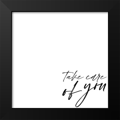 Yourself II Black Modern Wood Framed Art Print by Hambly, Anna