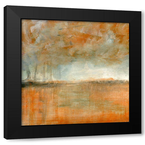 Across My Reflection Black Modern Wood Framed Art Print by Suderman, Karen