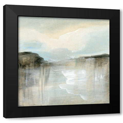 Quietude Black Modern Wood Framed Art Print by Suderman, Karen