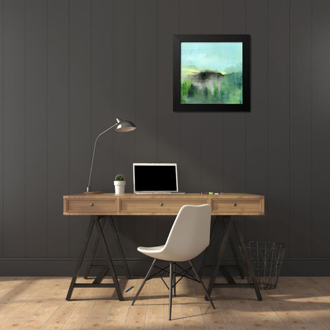 Myriad Black Modern Wood Framed Art Print by Suderman, Karen