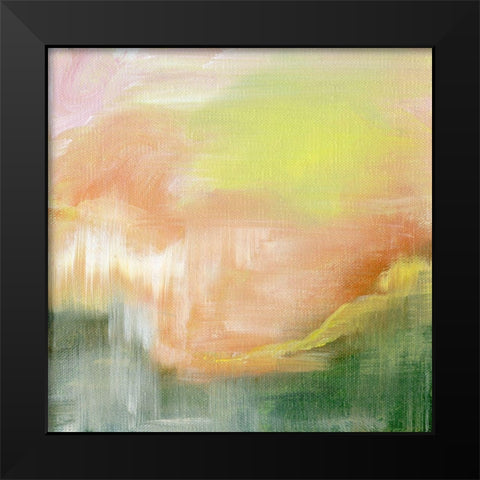 Hanging on Tangerine Black Modern Wood Framed Art Print by Suderman, Karen