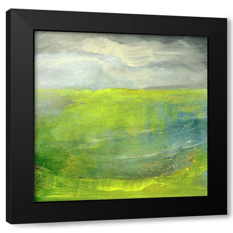 Rolling Hills Black Modern Wood Framed Art Print by Suderman, Karen