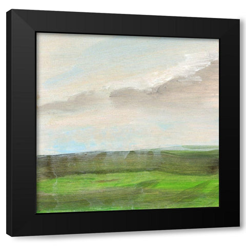 Sonorus Earth Black Modern Wood Framed Art Print with Double Matting by Suderman, Karen