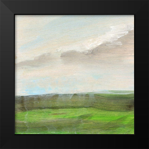 Sonorus Earth Black Modern Wood Framed Art Print by Suderman, Karen