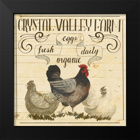 Animal Farm Collection II Black Modern Wood Framed Art Print by Popp, Grace