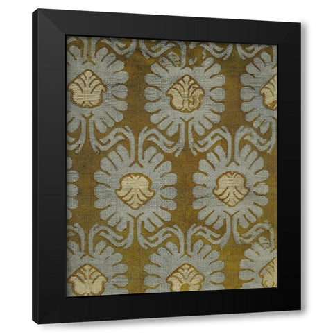 Medallion Motif V Black Modern Wood Framed Art Print by Baxter Mill Archive