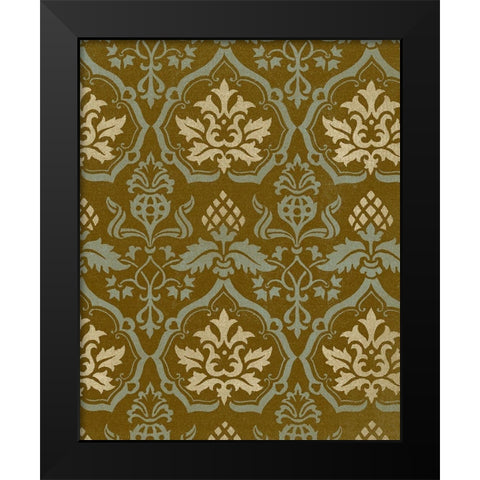 Medallion Motif VI Black Modern Wood Framed Art Print by Baxter Mill Archive