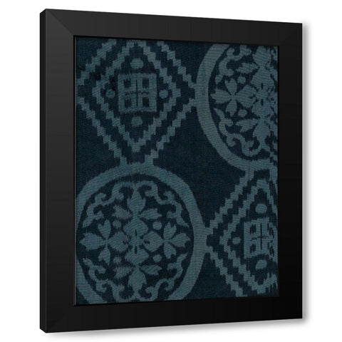 Japanese Patterns I Black Modern Wood Framed Art Print by Baxter Mill Archive