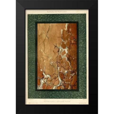 Marble Varieties I Black Modern Wood Framed Art Print by Baxter Mill Archive