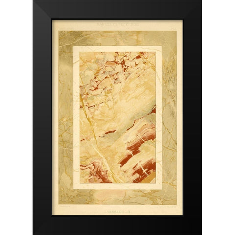 Marble Varieties II Black Modern Wood Framed Art Print by Baxter Mill Archive