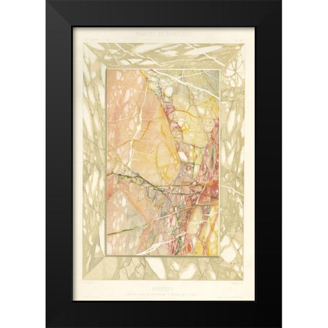 Marble Varieties VIII Black Modern Wood Framed Art Print by Baxter Mill Archive